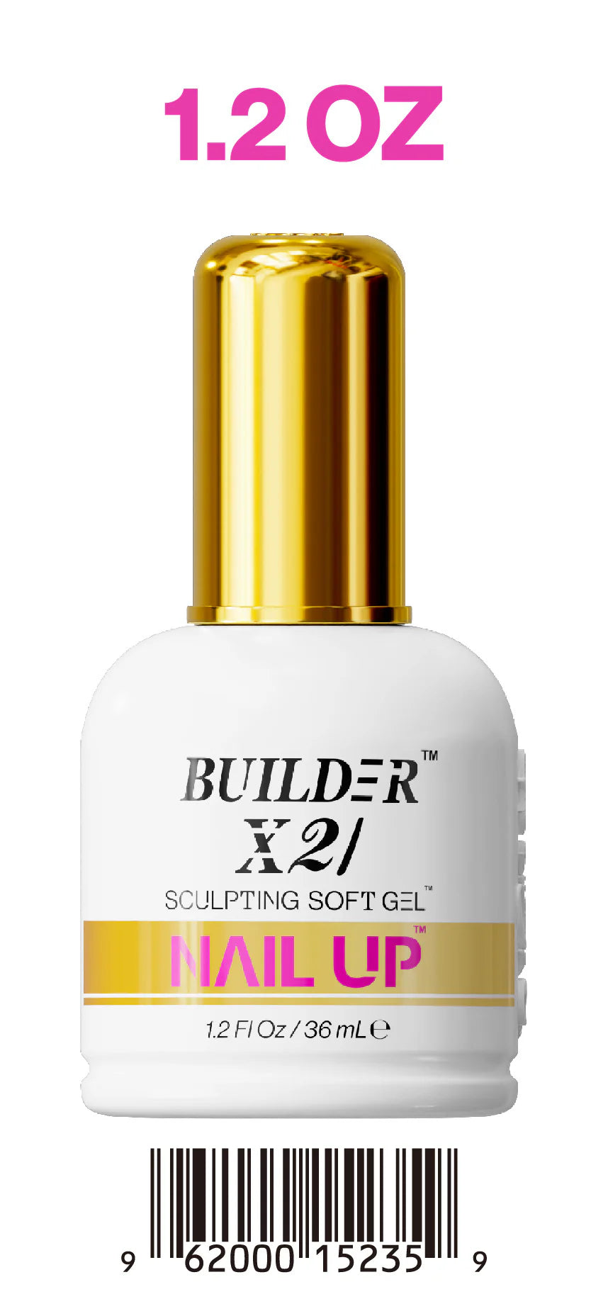 NAIL UP - BUILDER X21 - THICKER - SCULPTING SOFT GEL - 30mL 1.2oz -ROUND. (REG. $40). 50% OFF. NOW $20.