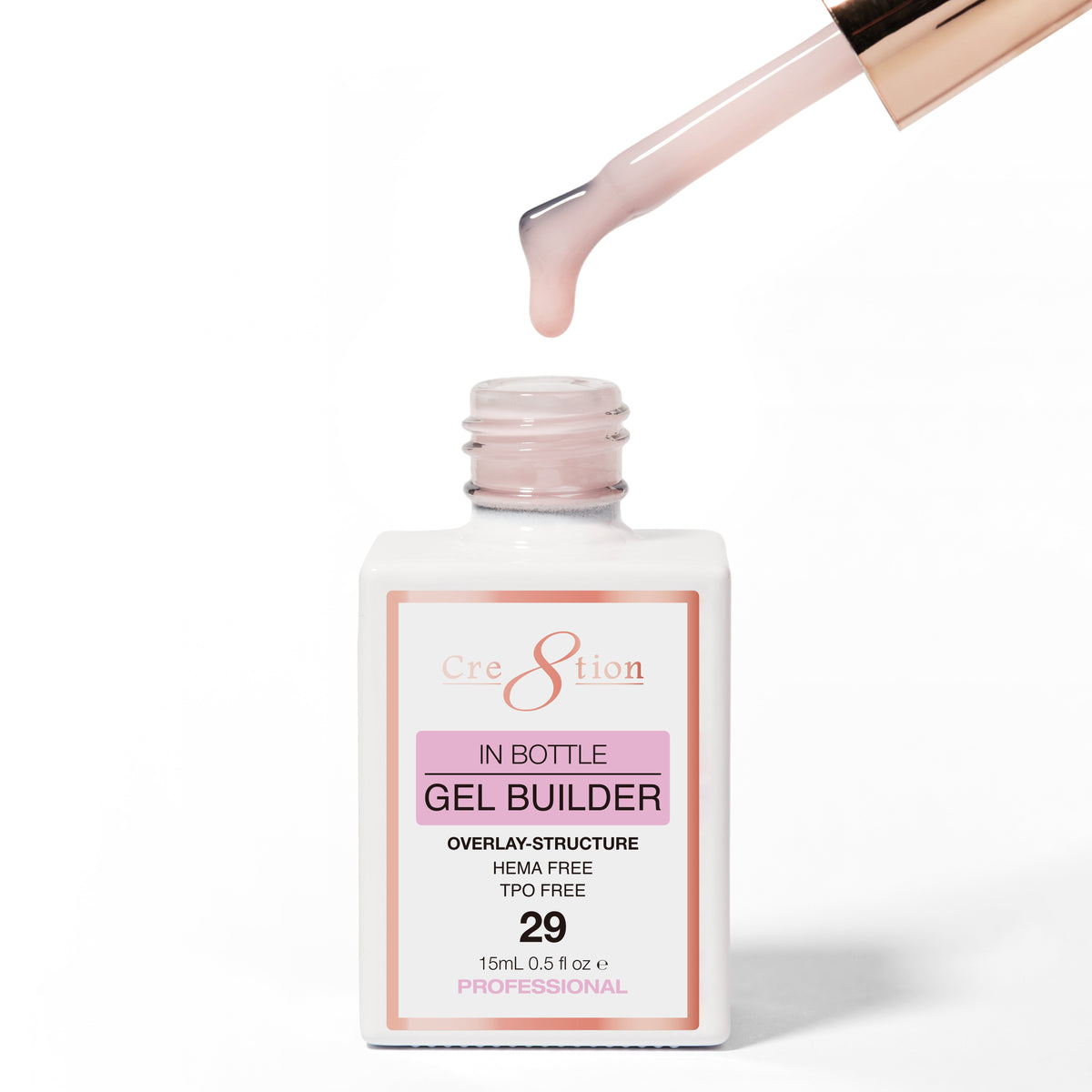 Cre8tion Gel Collection - Overlay/ Brush on Builder 0.5oz 29 Cozy Secret
