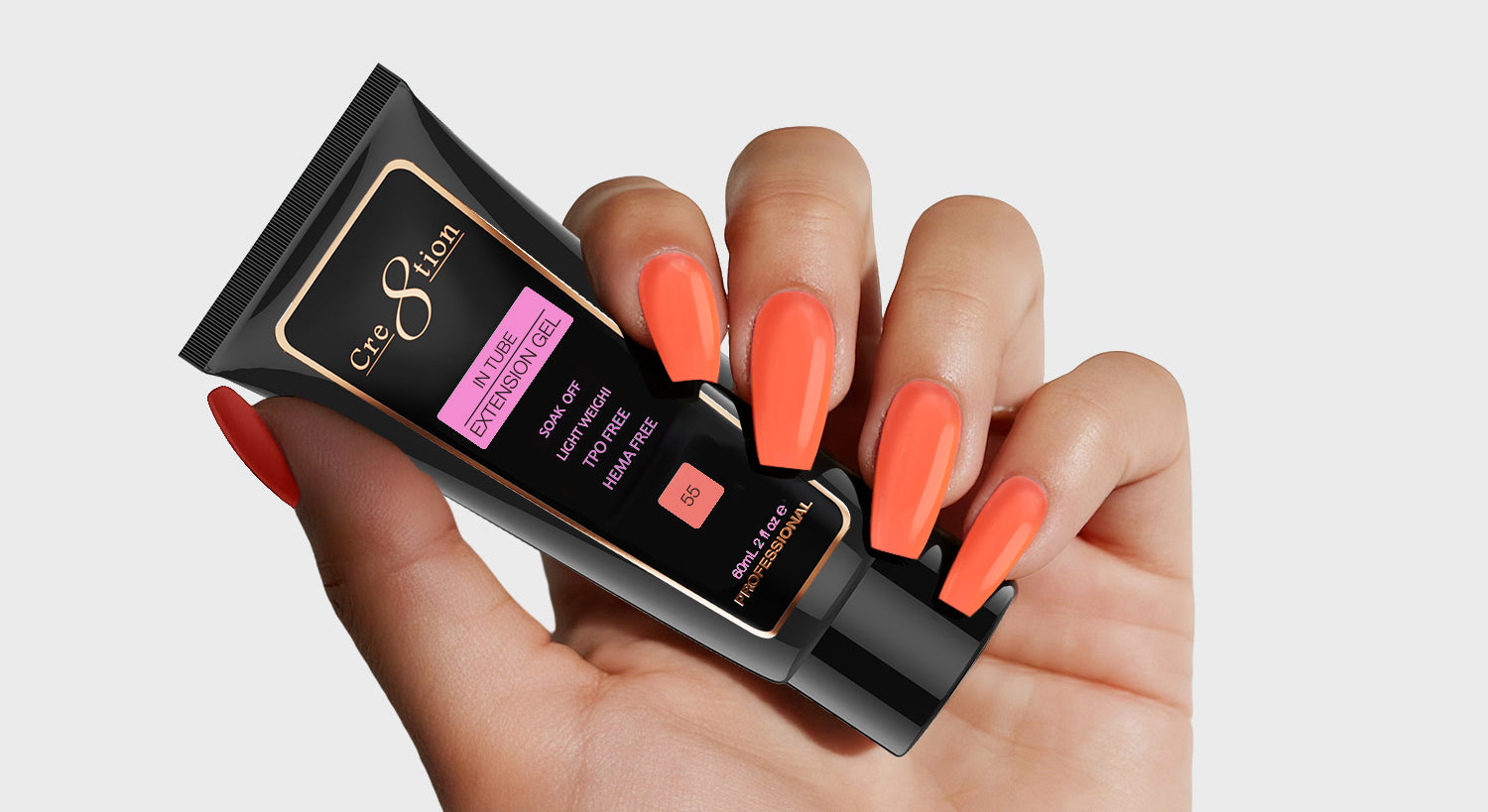 Cre8tion Poly Gel-Extension Gel In Tube 2oz - 55